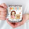 Paws And Joy Make Christmas Bright - Dog & Cat Personalized Custom 3D Inflated Effect Printed Mug - Christmas Gift For Pet Owners, Pet Lovers