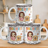 Paws And Joy Make Christmas Bright - Dog & Cat Personalized Custom 3D Inflated Effect Printed Mug - Christmas Gift For Pet Owners, Pet Lovers