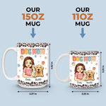 Custom Name Dog Mom Gifts for Dog Lovers - Personalized Mugs