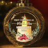 Merry And Married Our First Christmas As Mr And Mrs - Couple Candlelight Lantern Ornament - Christmas Gift For Husband Wife, Anniversary, First Christmas