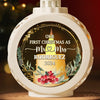 Merry And Married Our First Christmas As Mr And Mrs - Couple Candlelight Lantern Ornament - Christmas Gift For Husband Wife, Anniversary, First Christmas