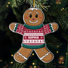 Ornamenting The Tree With A Taste Of Holiday Magic - Family Personalized Custom Ornament - Acrylic Custom Shaped - Christmas Gift For Family Members
