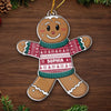 Ornamenting The Tree With A Taste Of Holiday Magic - Family Personalized Custom Ornament - Acrylic Custom Shaped - Christmas Gift For Family Members