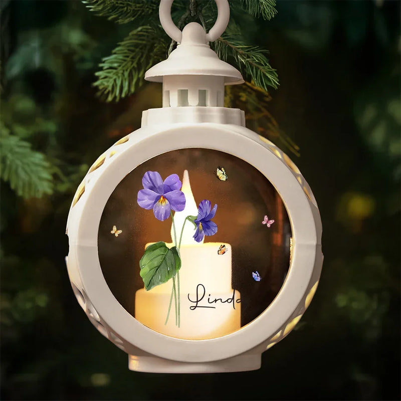 You Live Like A Flower - Bestie Candlelight Lantern Ornament - Christmas Gift For Best Friends, BFF, Sisters