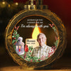 Custom Photo A Warm Light Can Bring A Sense Of Peace - Memorial Personalized Custom Candlelight Lantern Ornament - Sympathy Gift, Christmas Gift For Family Members