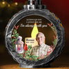 Custom Photo A Warm Light Can Bring A Sense Of Peace - Memorial Personalized Custom Candlelight Lantern Ornament - Sympathy Gift, Christmas Gift For Family Members