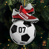 Never Stop Chasing Your Dreams - Personalized Custom Ornament - Acrylic Custom Shaped - Christmas Gift For Sport Lovers, Sport Players