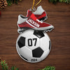 Never Stop Chasing Your Dreams - Personalized Custom Ornament - Acrylic Custom Shaped - Christmas Gift For Sport Lovers, Sport Players