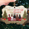 There Is No Greater Gift Than Friendship - Bestie Personalized Custom Ornament - Wood, Acrylic Benelux Shaped - Christmas Gift For Best Friends, BFF, Sisters