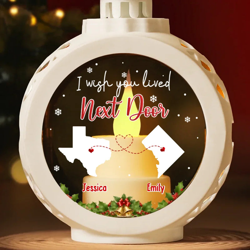 Besties Are The Bright Spots In Our Journey - Bestie Candlelight Lantern Ornament - Christmas Gift For Best Friends, BFF, Sisters