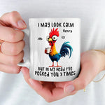 Custom Name Funny Chicken Humor Gifts - Personalized Mugs