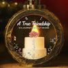 Our Friendship Will Last Forever - Bestie Candlelight Lantern Ornament - Christmas Gift For Best Friends, BFF, Sisters