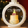 Our Friendship Will Last Forever - Bestie Candlelight Lantern Ornament - Christmas Gift For Best Friends, BFF, Sisters