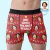 Custom Photo Sprinkle Some Giggles Into His Closet - Funny Personalized Custom Boxer Briefs, Men's Boxers - Christmas Gift For Boyfriend, Husband, Anniversary