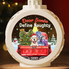 Naughty Pets Make The Best Holiday Stories - Dog & Cat Personalized Custom Candlelight Lantern Ornament - Christmas Gift For Pet Owners, Pet Lovers