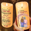 Never Forget That I Love You - Family Personalized Custom LED Candle - Christmas Gift For Mom, Daughter