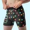 Grinch To Do List - Funny Personalized Custom Boxer Briefs, Men's Boxers - Christmas Gift For Boyfriend, Husband, Anniversary