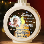 Custom Photo Memorial Gifts - Personalized Candlelight Lantern Ornament