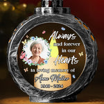 Custom Photo Memorial Gifts - Personalized Candlelight Lantern Ornament