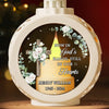 Your Love Will Light Our Way - Memorial Personalized Custom Candlelight Lantern Ornament - Sympathy Gift, Christmas Gift For Family Members