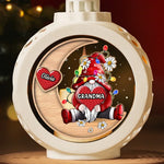 Custom Name Christmas Grandma Gifts - Personalized Candlelight Lantern Ornament