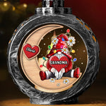 Custom Name Christmas Grandma Gifts - Personalized Candlelight Lantern Ornament