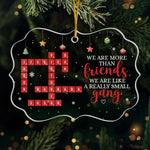 Custom Name Christmas Gifts for Friends - Personalized Ornament