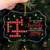We Are Like A Really Small Gang - Bestie Personalized Custom Ornament - Acrylic Benelux Shaped - Christmas Gift For Best Friends, BFF, Sisters
