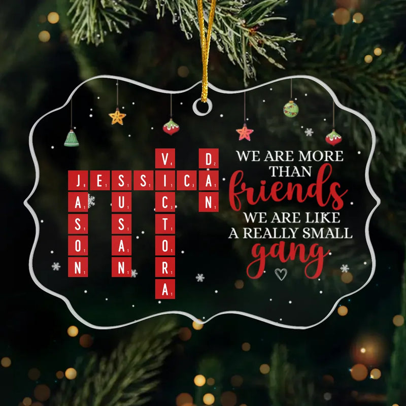 Custom Name Christmas Gifts for Friends - Personalized Ornament