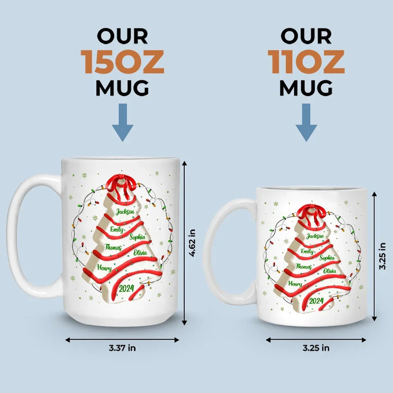 Family Traditions Make Christmas So Much Sweeter - Family Personalized Custom Mug - Christmas Gift For Family Members