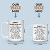 Thoughts During Work - Coworker Personalized Custom Mug - Christmas Gift For Coworkers, Work Friends, Colleagues