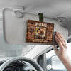 Custom Photo Home Is Where The Love Is - Couple Personalized Custom Car Visor Clip - Christmas Gift For Husband Wife, Anniversary