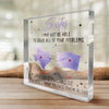 Not Near, But Dear As Always - Bestie Personalized Custom Square Shaped Acrylic Plaque - Gift For Best Friends, BFF, Sisters