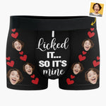 Custom Photo Funny Couple Gifts - Personalized Boxer Briefs