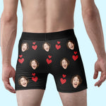 Custom Photo Funny Couple Gifts - Personalized Boxer Briefs