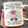 I May Sparkle, But Don’t Underestimate My Rage - Friend Personalized Custom Mug - Christmas Gift For Best Friends, Sisters, Family Members, Coworkers