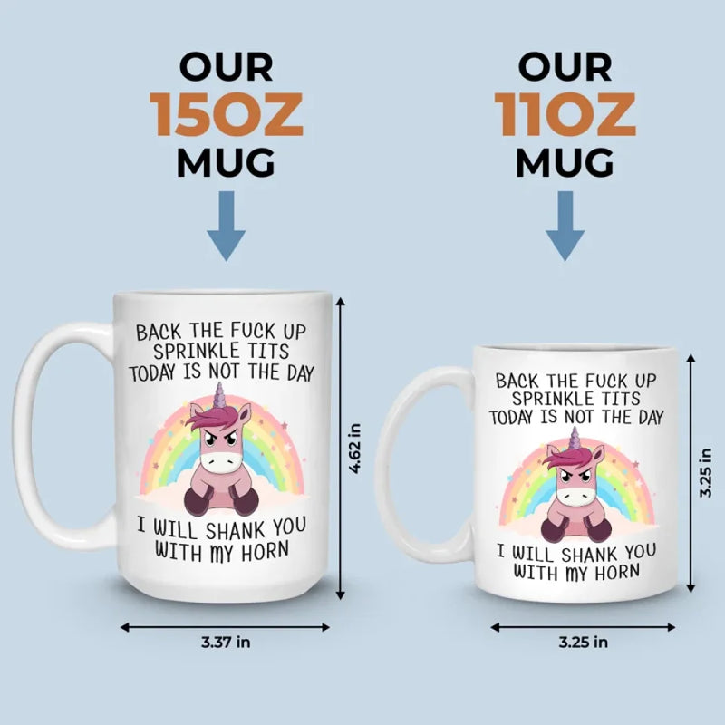 I May Sparkle, But Don’t Underestimate My Rage - Friend Personalized Custom Mug - Christmas Gift For Best Friends, Sisters, Family Members, Coworkers