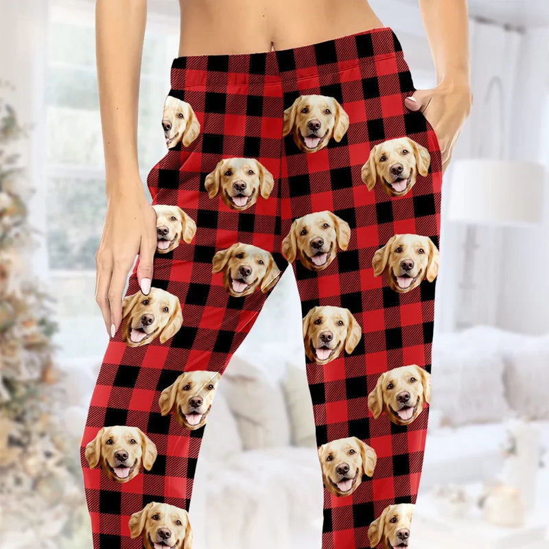 Custom Pet Photo Golden Retriever Gifts for Dog Lovers - Personalized Pajamas