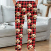 Custom Photo Together, We Make Merry Memories - Dog & Cat Personalized Custom Pajama Pants - Christmas Gift For Pet Owners, Pet Lovers