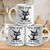 I’m Fine, Just Figuring Things Out - Friend Personalized Custom Mug - Christmas Gift For Best Friends, Sisters, Family Members, Coworkers