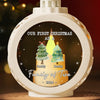 Family, The Best Gift Of All - Family Personalized Custom Candlelight Lantern Ornament - Christmas Gift For Family Members, First Christmas