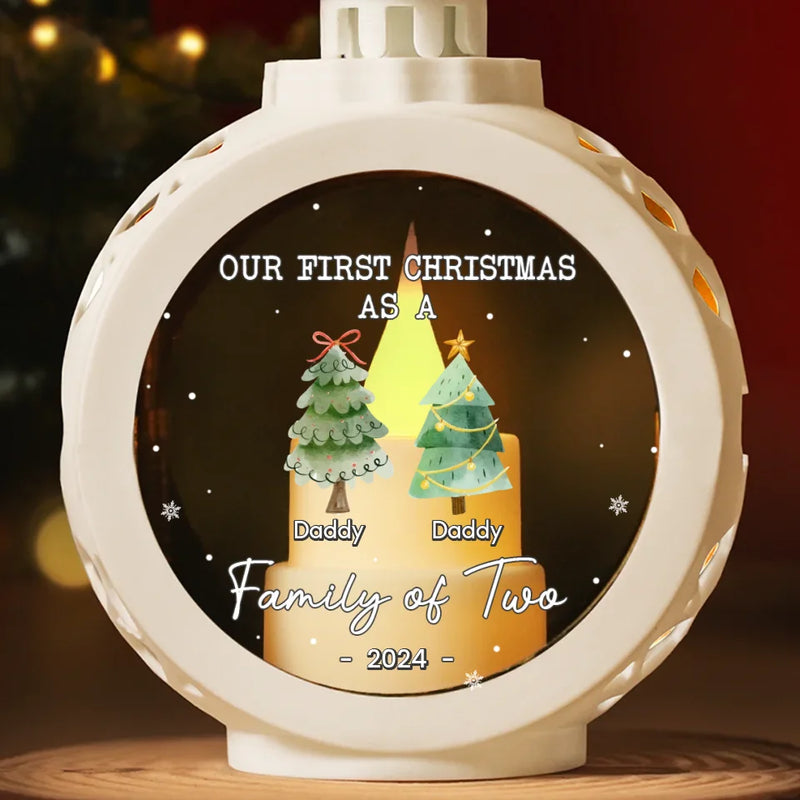 Family, The Best Gift Of All - Family Personalized Custom Candlelight Lantern Ornament - Christmas Gift For Family Members, First Christmas