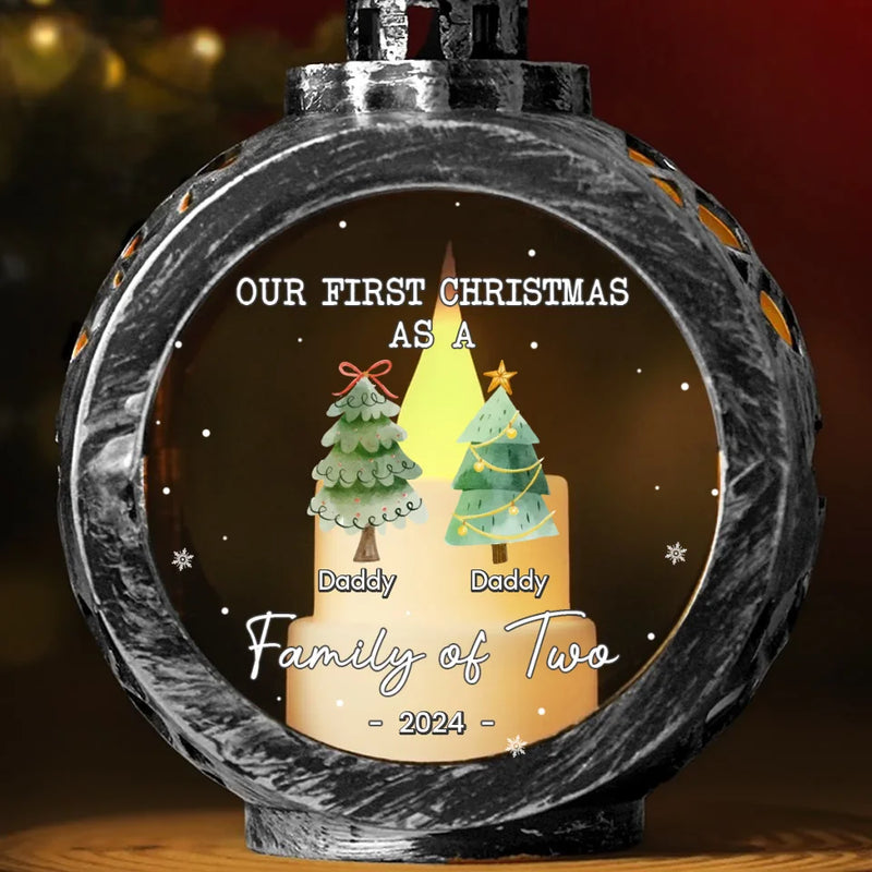 Family, The Best Gift Of All - Family Personalized Custom Candlelight Lantern Ornament - Christmas Gift For Family Members, First Christmas