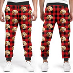 Custom Pet Photo Plaid Gifts for Dog Lovers - Personalized Lounge & Sweatpants