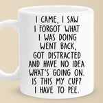 Funny Distracted Coffee Humor Gift - Mugs