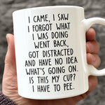 Funny Distracted Coffee Humor Gift - Mugs