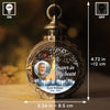Custom Photo Keeping Their Memory Alive In Our Hearts - Memorial Personalized Custom Candlelight Lantern Ornament - Sympathy Gift, Christmas Gift For Family Members