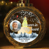 Custom Photo Keeping Their Memory Alive In Our Hearts - Memorial Personalized Custom Candlelight Lantern Ornament - Sympathy Gift, Christmas Gift For Family Members