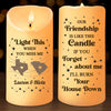 Our Friendship Is Like This Candle - Bestie Personalized Custom LED Candle - Christmas Gift For Best Friends, BFF, Sisters