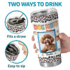 Custom Photo Furry Faces Make Every Moment More Joyful - Dog & Cat Personalized Custom 3D Inflated Effect Printed Tumbler - Christmas Gift For Pet Owners, Pet Lovers